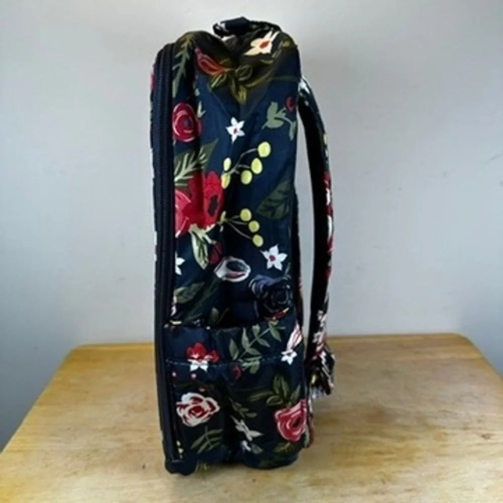 JuJuBe MiniBe Diaper Bag Backpack Navy Midnight Posy Floral Travel Baby JA4023